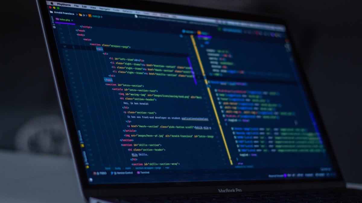 Python code on a laptop representing a tested Maps-to-CSV export