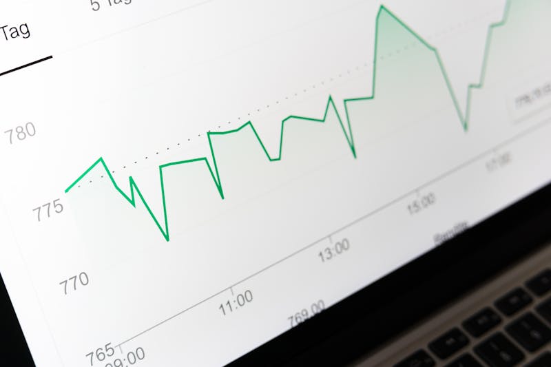 Monitoring schedule and alerts dashboard on laptop
