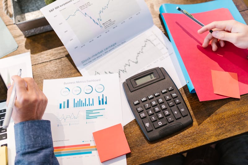 Marketing notebook full of question ideas